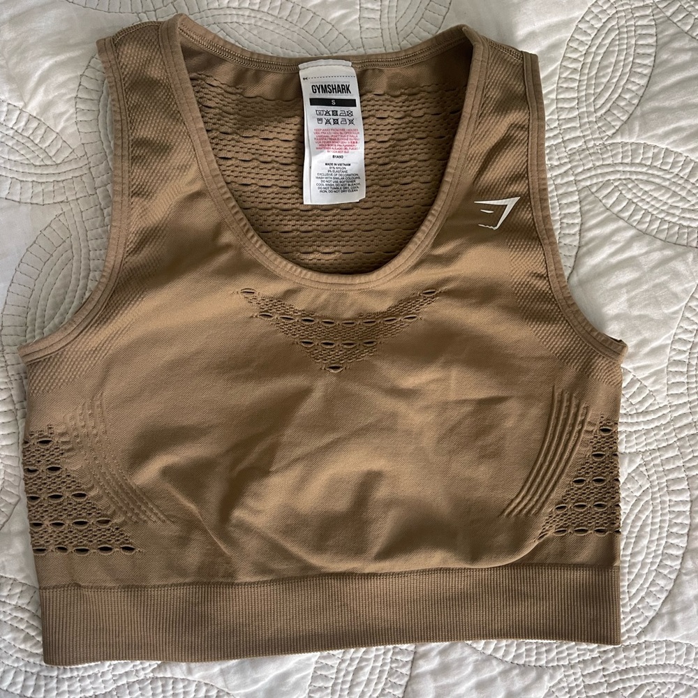 Gymshark Tan Sleeveless Top